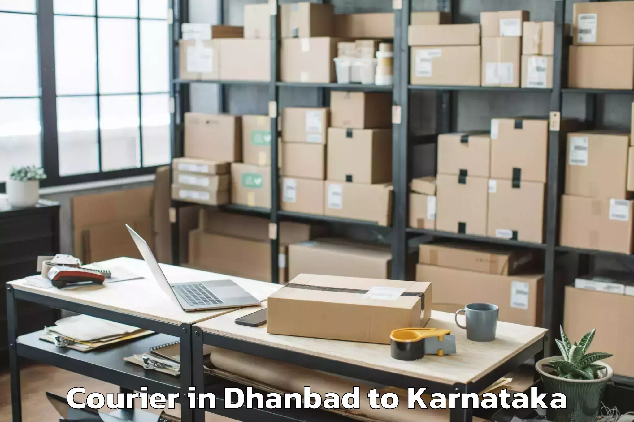 Dhanbad to Kannada University Vidyaranya Courier Booking